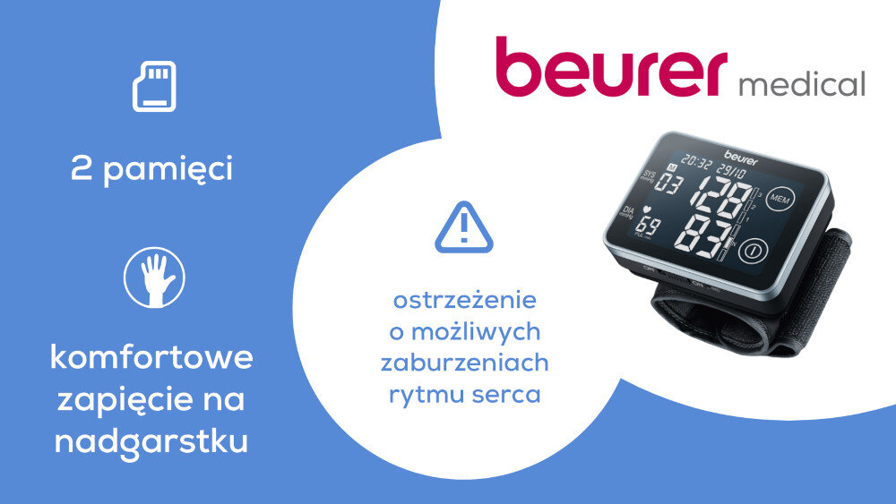 Ciśnieniomierz BEURER BC 58 - użytkowanie