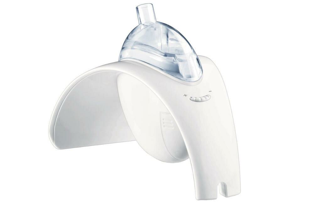 BEURER-IH-40 inhalator nebulizator technologia ultradźwiękowa pomoc oddychanie leczenie górne drogi oddechowe przeziębienia astma wskaźnik cząstek podświetlana komora cicha praca krótki czas inhalacji