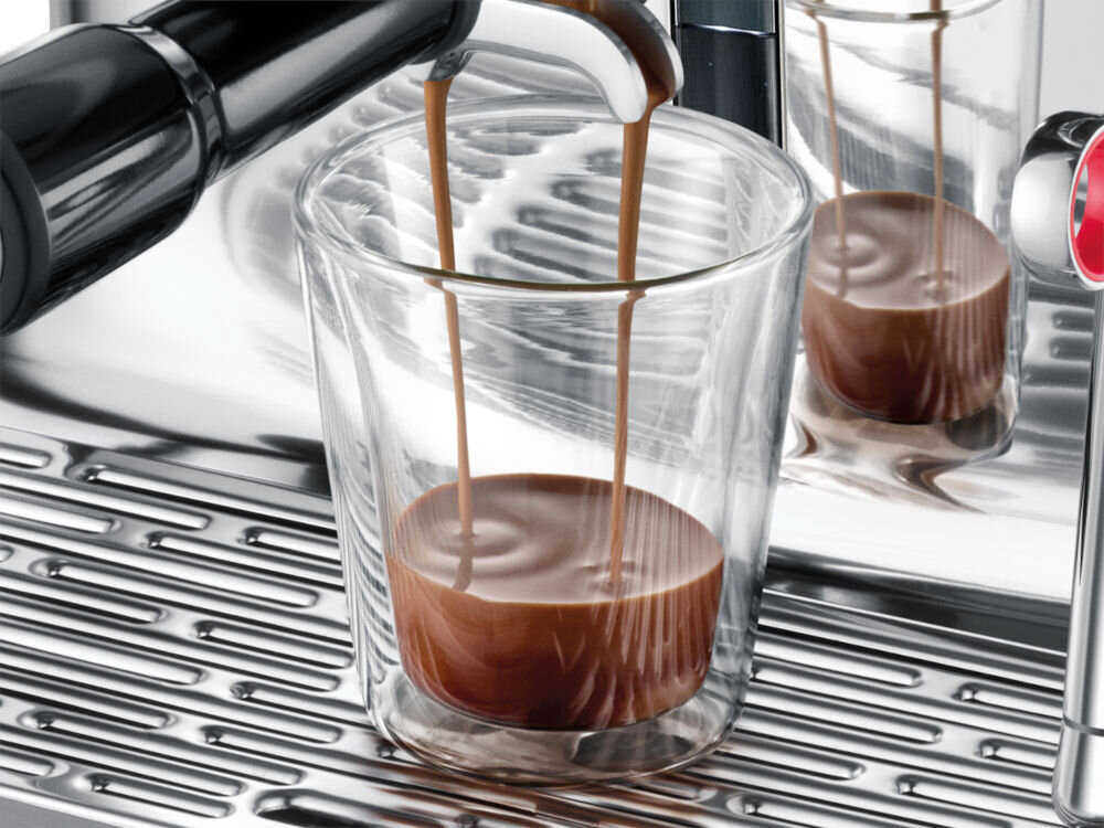 Ekspres SAGE Oracle Dual Boiler SES995BSS Auto Dial-In kawa smakuje dobrze 