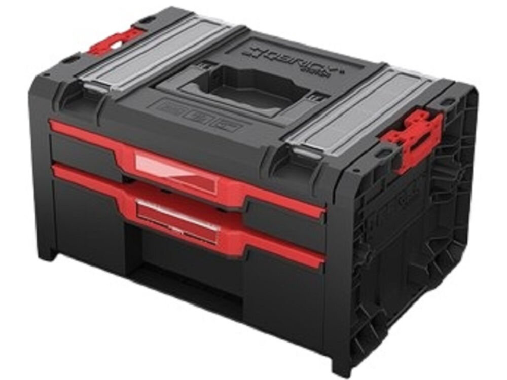 Skrzynia narzędziowa QBRICK PRO Drawer 2 Toolbox 2.0 Profi Basic, skrzynia, szuflada, narzędzia, warsztat, Zamknięta, modułowa skrzynka na narzędzia.