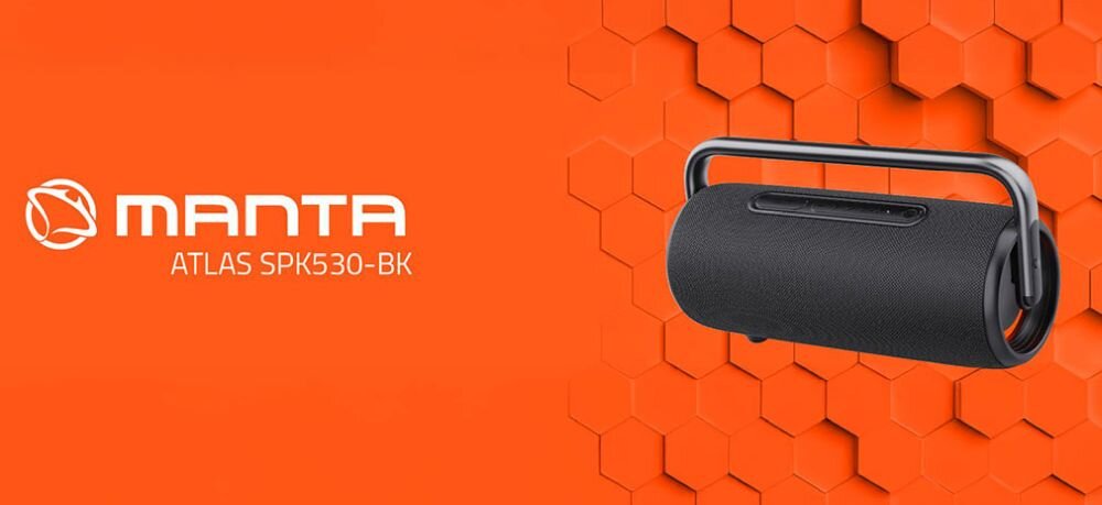 Głośnik mobilny MANTA SPK530-BK - baner