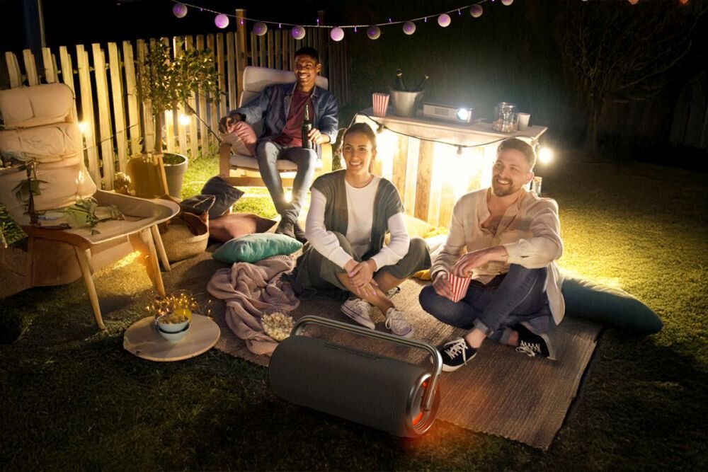 Głośnik mobilny MANTA SPK530-BK impreza zeznajomymi, glosnik, bluetooth wrazenia audio, przenosny, elegancki