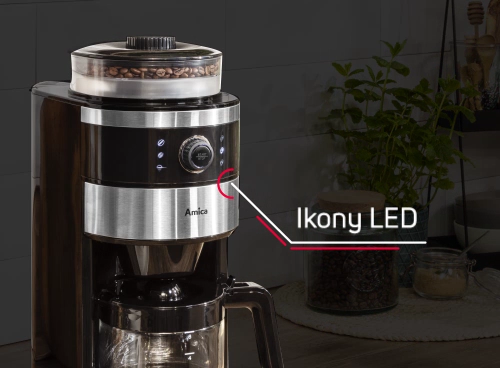 Grafika przedstawia funkcje Ikony LED