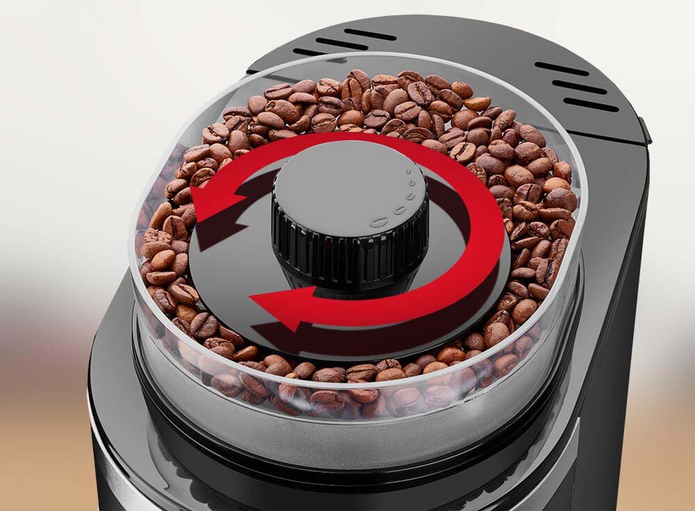 Grafika przedstawia funkcje Regulacja mocy kawy