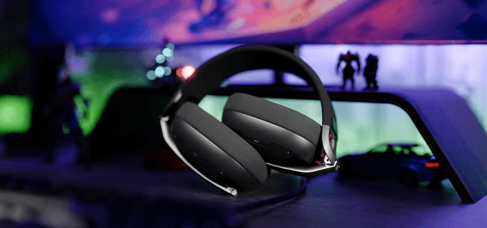 Słuchawki FURY Fukiya F6 składane kompaktowe mobilne do podróży, złozone słuchawki stojące na biurku