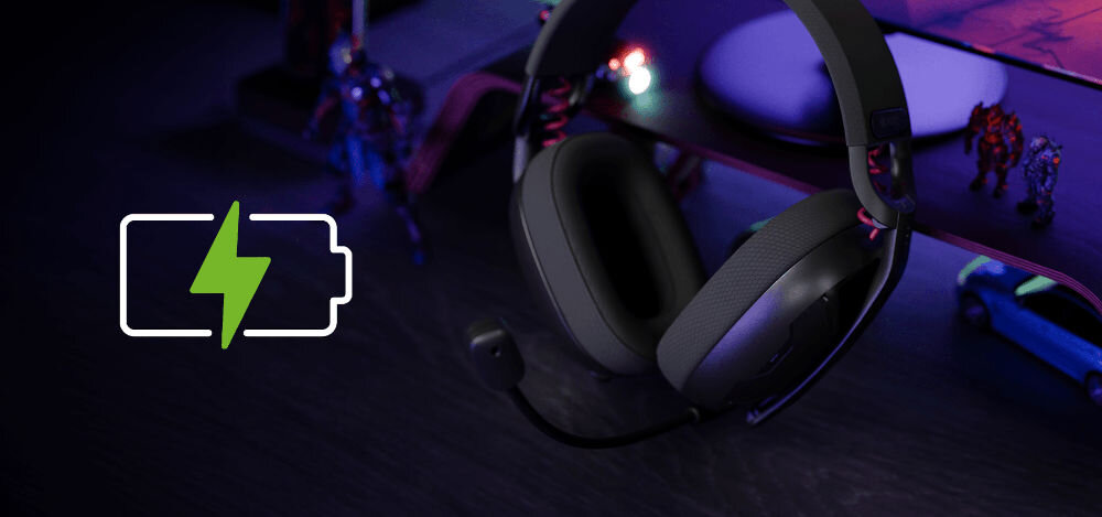 Słuchawki FURY Fukiya F6 bezprzewodowe bateria długa praca komfort granie, słuchawki nauszne oparte o półke