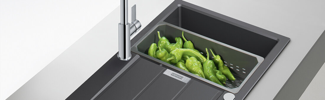 Zlewozmywak FRANKE Sirius S2D 611-62 143.0671.559 Bezowy dodatkowe akcesoria