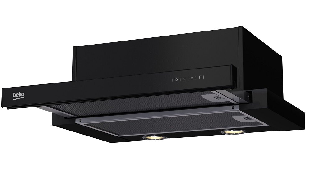 Okap BEKO HNT62340B oświetlenie LED