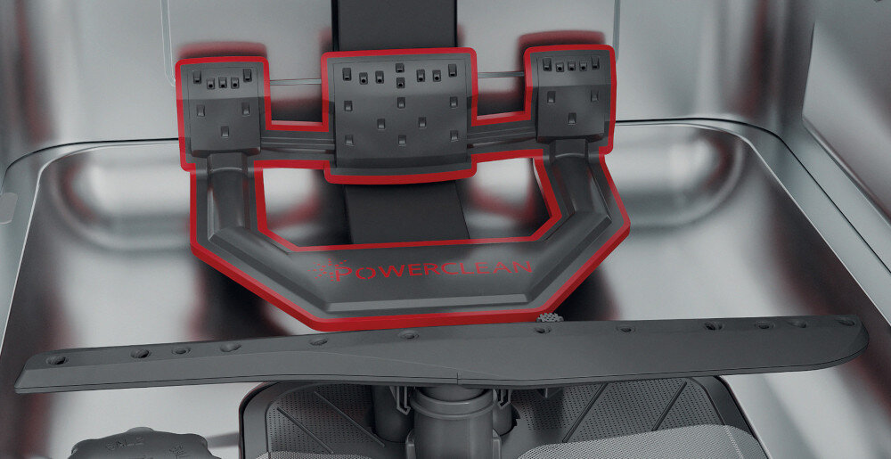 Zmywarka WHIRLPOOL WSIP 4O33 PFE strumień wody czyszczenie bez szorowania