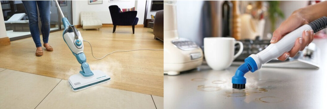 Mop parowy BLACK&DECKER FSMH1321 Technologia Autoselect