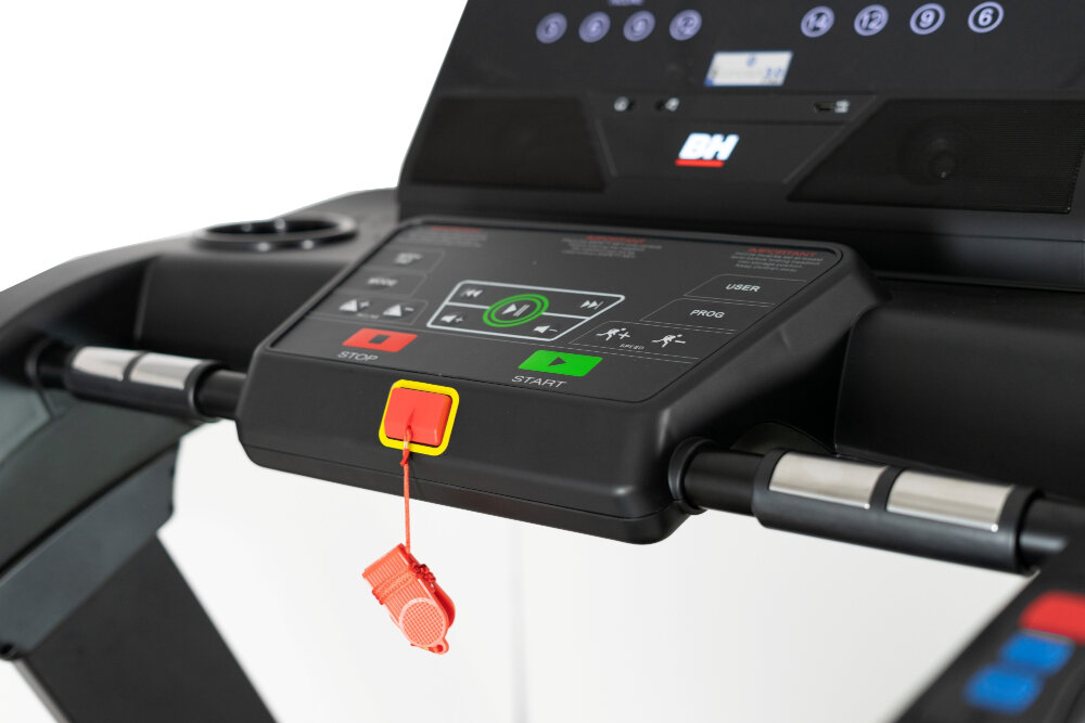 Bieżnia elektryczna BH FITNESS RS Line RS900 roznorodne programy treningowe 8 zdefiniowanych profili programowych body Fat 3 programy uzytkownika 3 programy HRC