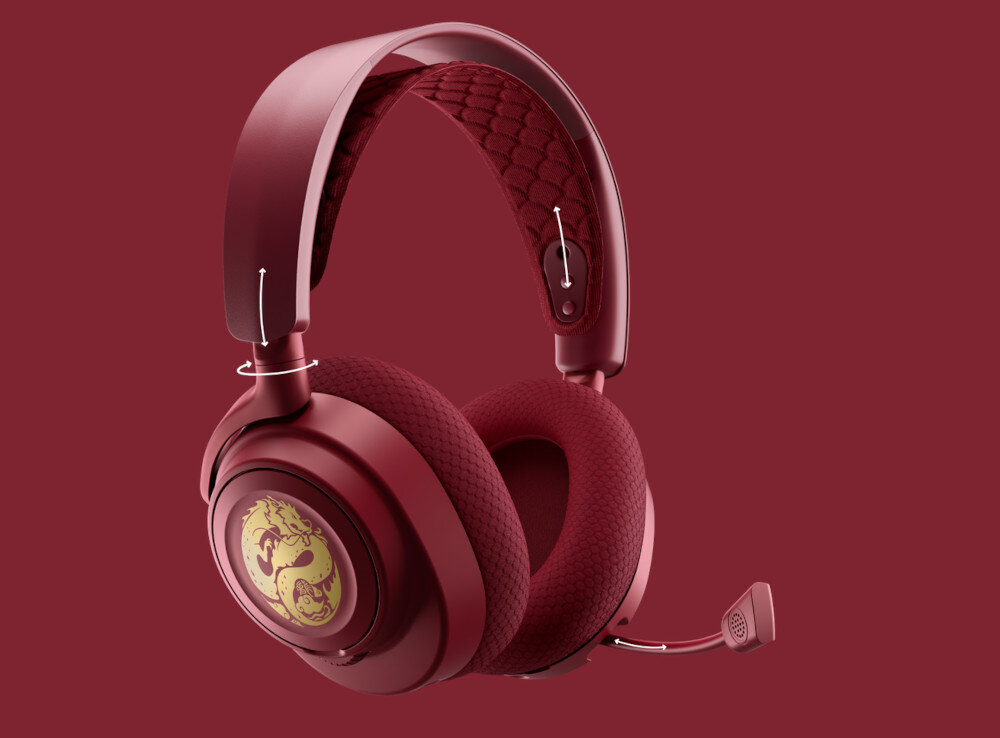 Słuchawki Arctis Nova 7 Dragon Edition algorytm SI ClearCast Gen 2