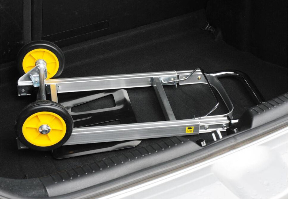 Wózek transportowy VOREL 78661 wymiary po rozlozeniu 1080 x 390 x 410 wymiary po zlozeniu 710 x 390 x 190 mm latwe przechowywanie