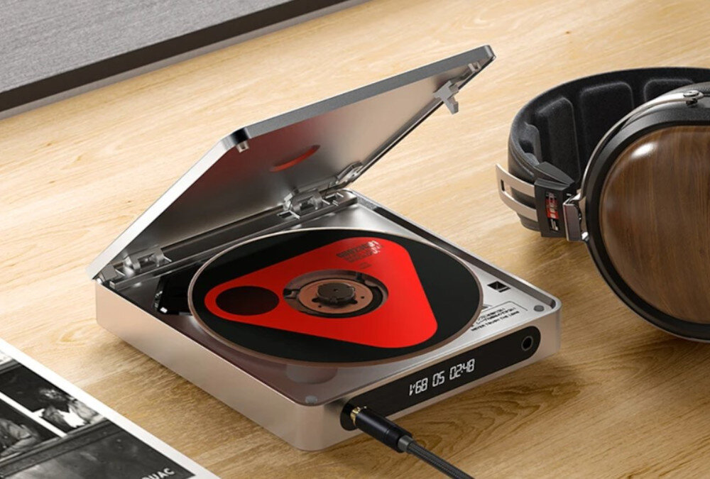 FIIO DM13 BT wyjścia słuchawkowe 3,5 mm 4,4 mm głośniki, Przenośny odtwarzacz CD z otworzoną stacją CD