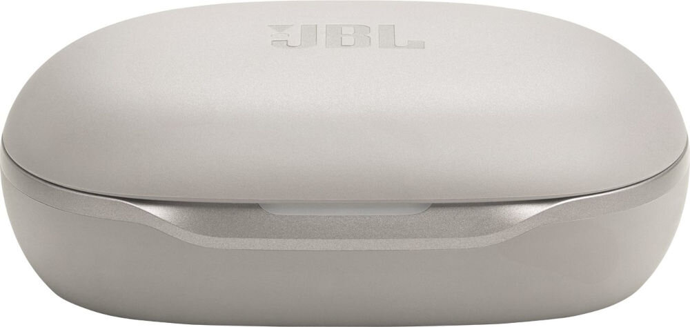 Słuchawki powietrzne JBL Sense Pro komfort IP54 odporność na deszcz, etui na białym tle