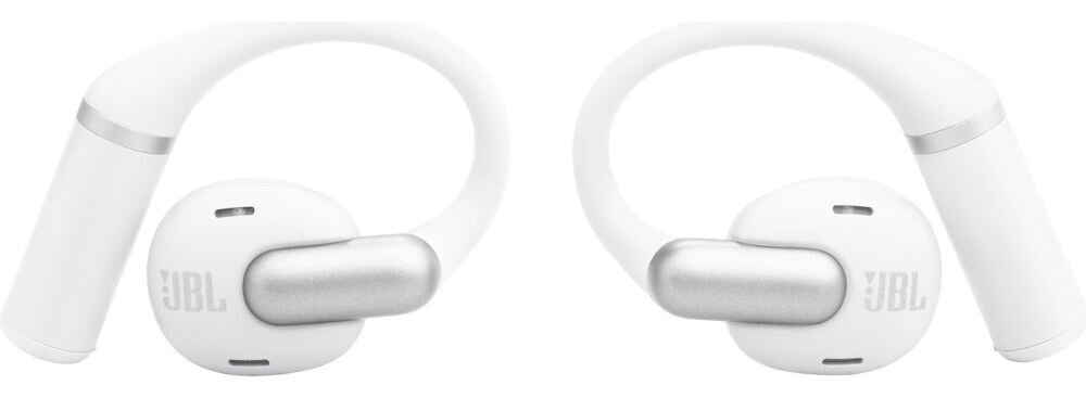 Słuchawki powietrzne JBL Sense Pro regulowany pałąk silikon tytan stabilność, słuchawki na białym tle