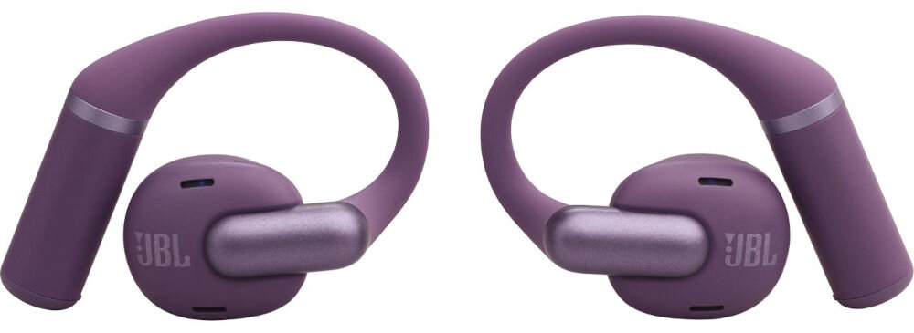 Słuchawki powietrzne JBL Sense Pro regulowany pałąk silikon tytan stabilność, słuchawki na białym tle