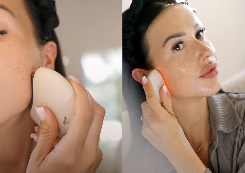 Liftingujący masażer do ciała i szyi NENO BEAUTY Auri regularna domowa pielęgnacja, podkreślenie naturalnego piękna