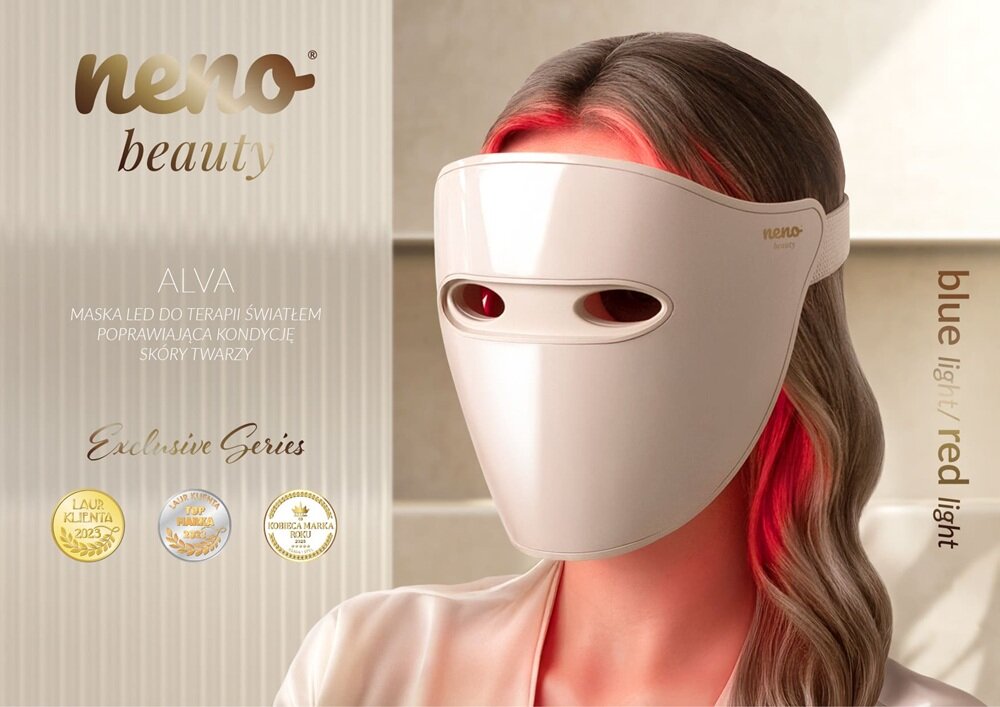 Maska LED NENO BEAUTY Alva kv początek opisu