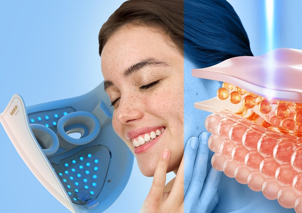 Maska LED NENO BEAUTY Alva regeneracja skór, odnowa skóry, wsparcie naturalnej regeneracji, poprawa kondycji skóry, działąnie antybakteryjne, redukcja stanów zapalnych