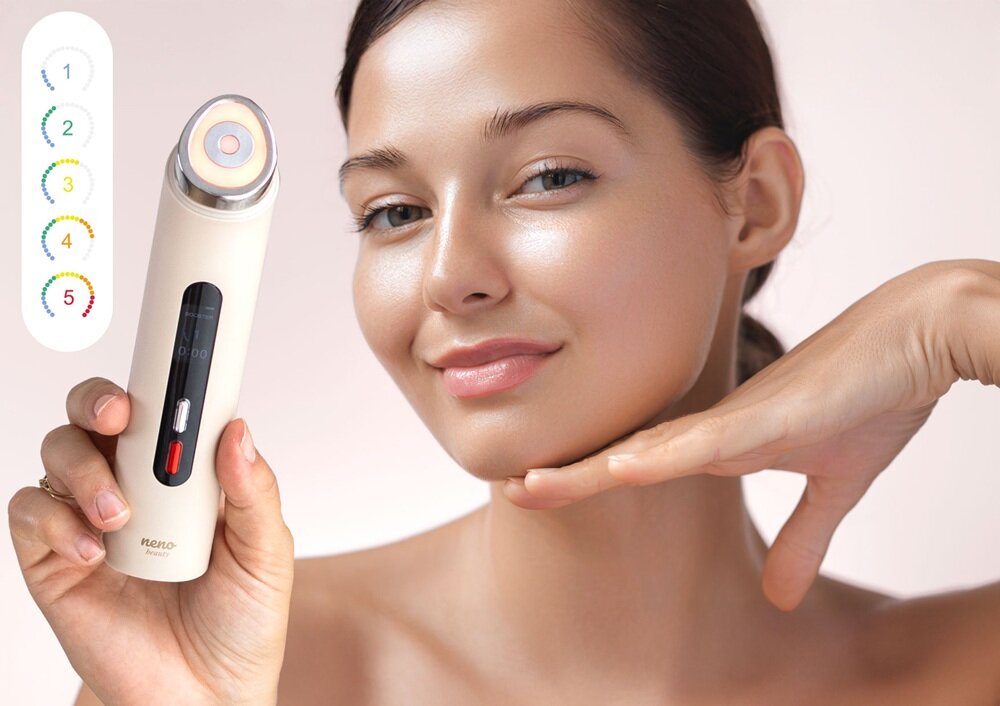 Urządzenie do pielęgnacji twarzy NENO BEAUTY Luve 5 poziomów intensywności, personalizowany zabieg, dopasowany do rodzaju skóry