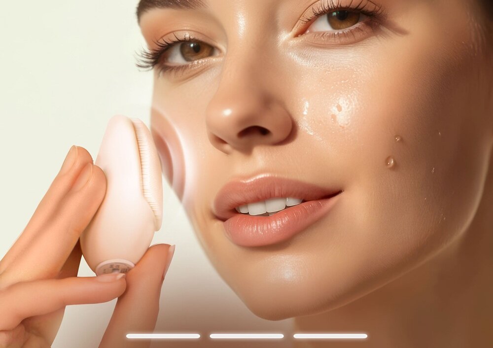 Szczoteczka soniczna do mycia twarzy NENO BEAUTY Mica 3 poziomy intensywności wibracji, dwa warianty, funkcja termiczna, standardowy tryb