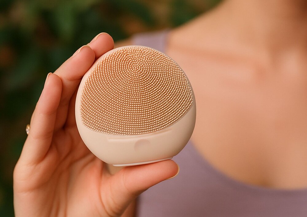 Szczoteczka soniczna do mycia twarzy NENO BEAUTY Mica wbudowany timer, 2 minuty oczyszczenia, komfortowe użytkowanie, odpowiednio czysta skóra, funkcja pamięci ustawień