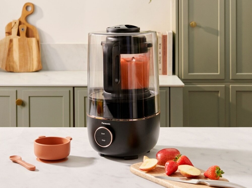 Blender kielichowy PANASONIC MX-HG4401KXE z funkcją gotowania większy komfort, opóźniony start, wbudowany timer, funkcja podtrzymywania ciepła