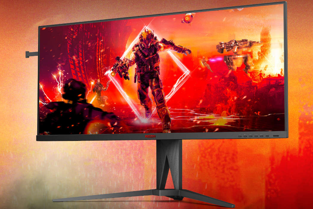 Monitor AOC Agon AG405UXC gra rozrywka rozgrywka podświetylenie projektor częstotliwość odświeżanie szybkość zabawa gaming
