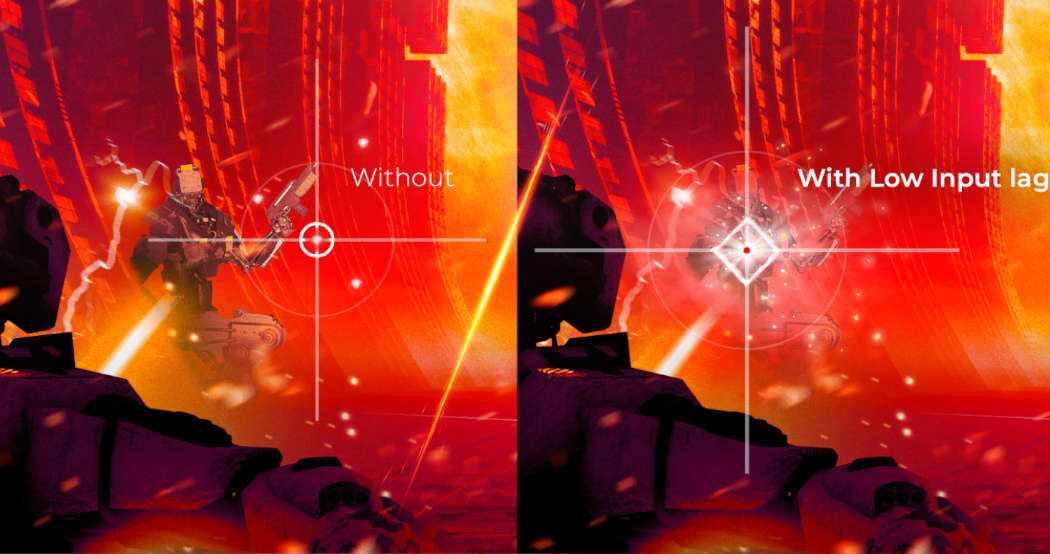 Monitor AOC Agon AG405UXC gra rozrywka rozgrywka podświetylenie projektor częstotliwość odświeżanie szybkość zabawa gaming