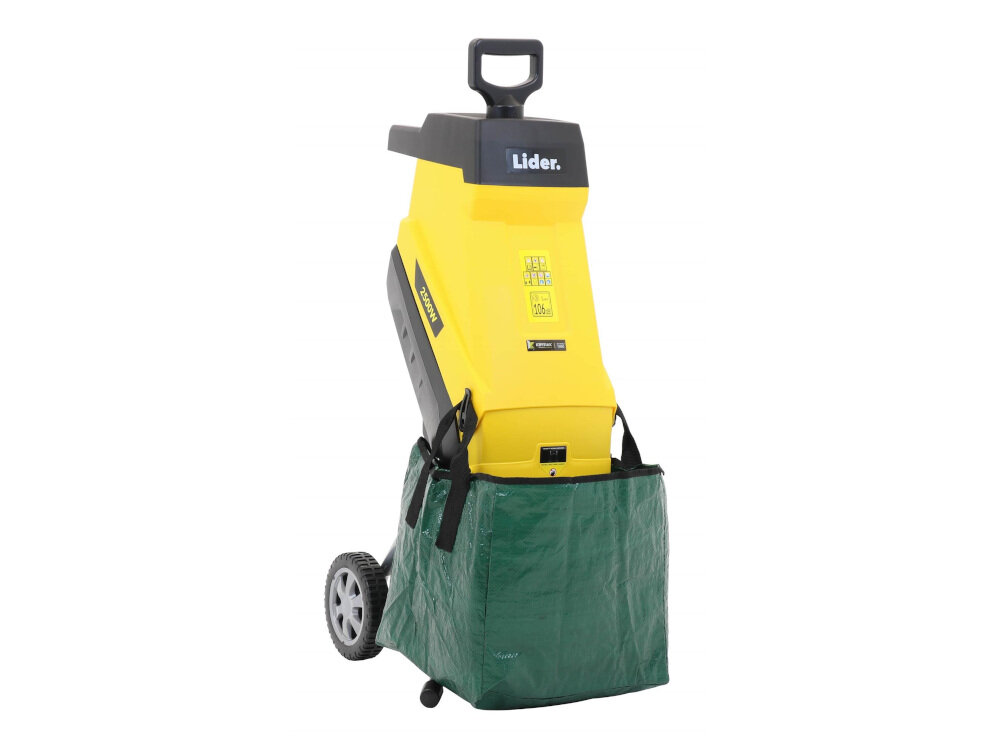 Rozdrabniacz do gałęzi LIDER LIR GTR2545 elektryczny worek na odpadki z wysokiej jakości materiałów