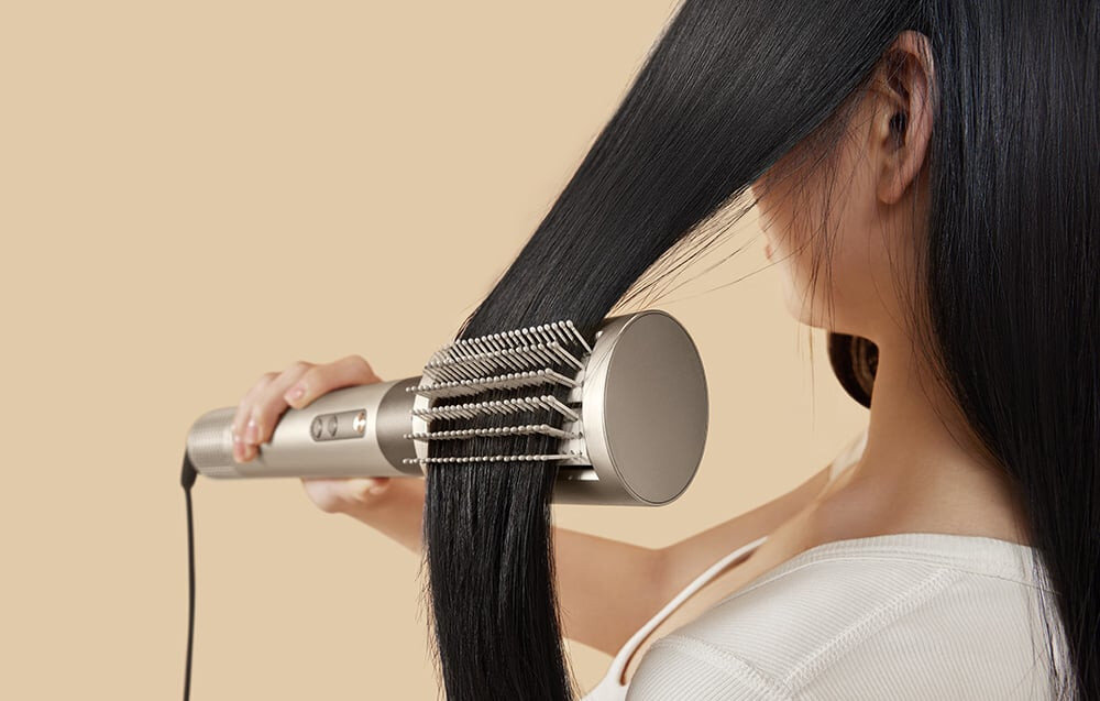  Suszarko-lokówka DREAME Air Styler 43 mm 1200 W 5 funkcji pielęgnacja włosów ujarzmianie pojedynczych kosmyków zwiększanie objętości wygładzanie suszenie włosó fale loki potrzeby moc