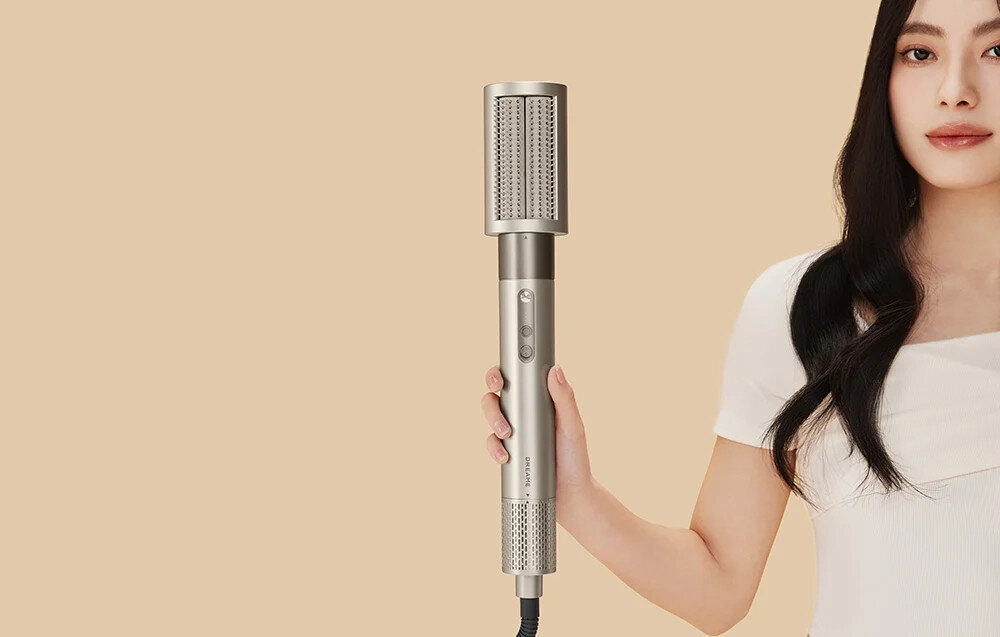 Suszarko-lokówka DREAME Air Styler 43 mm 1200 W Wydajny silnik precyzja ustawienia stylizacji mocny silnik prędkość Trzy poziomy temperatury low medium high trzy ustawienia przepływu powietrza kontrola dopasowanie parametry funkcja Cool Shot