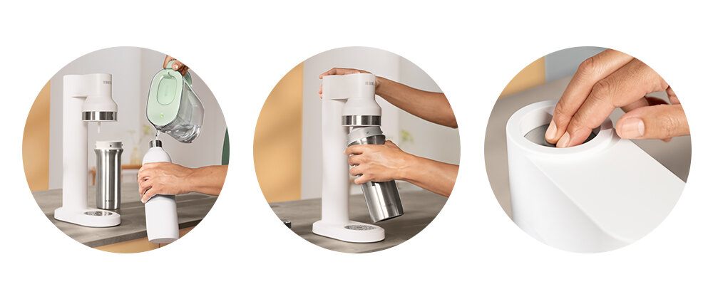 Saturator BRITA Sodatrio Biały instrukcja obsługi