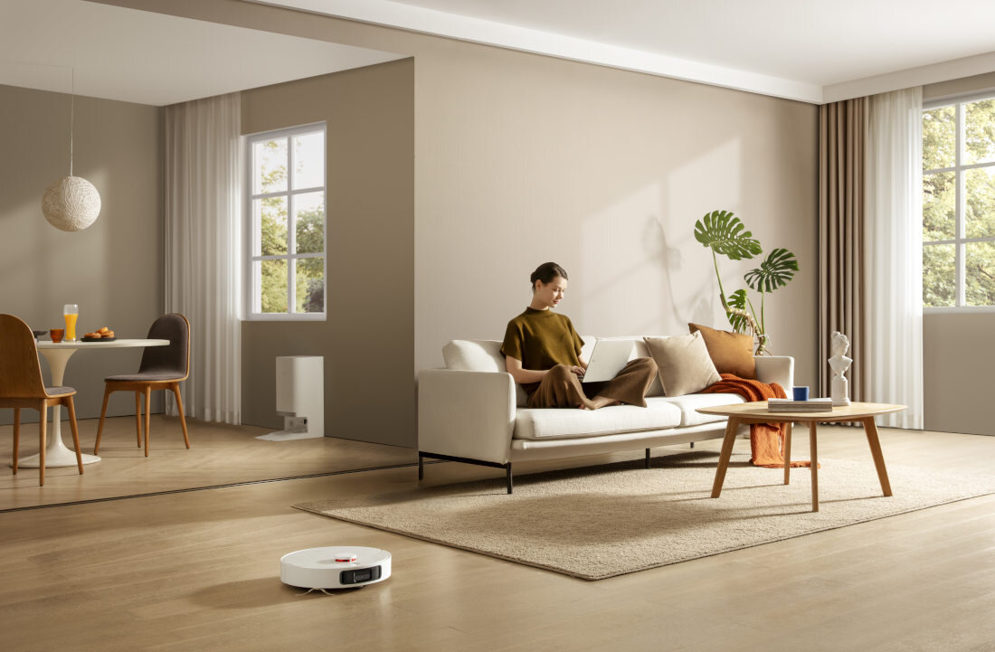 Robot sprzątający XIAOMI Vacuum X20+ EU analiza przestrzeń plan ścieżki system S-Cross™ świato strukturalne wykrywanie omijanie przeszkody