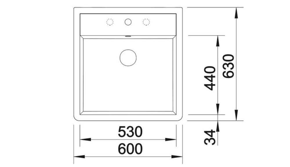 BLANCO zlewozmywak wymiary głębokość