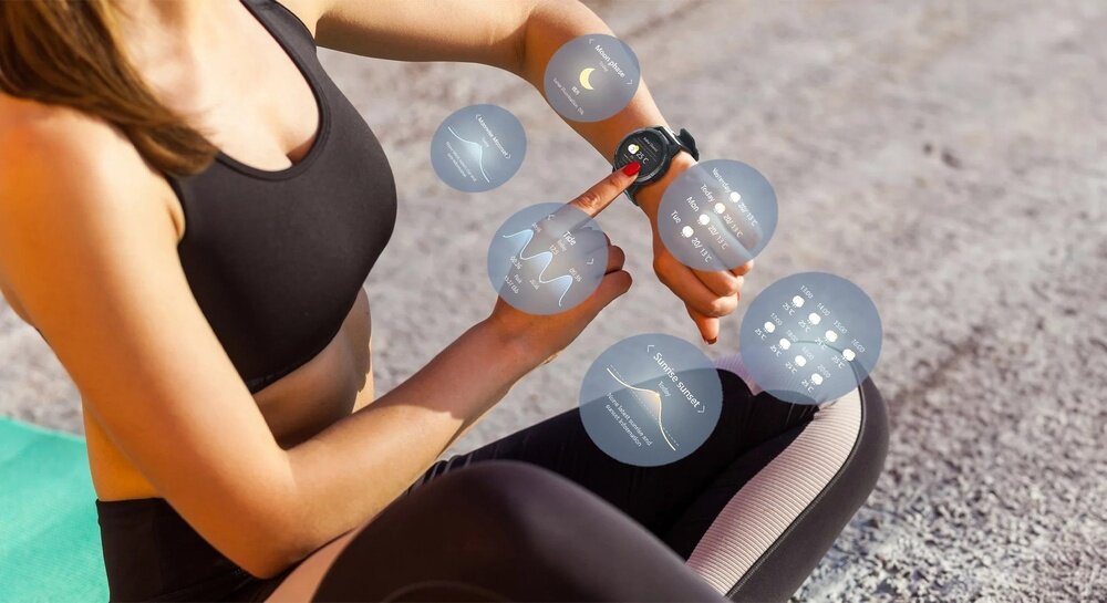 Smartwatch MIBRO GS Active Stacja pogodowa