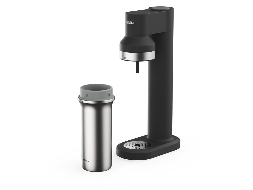 Saturator BRITA SodaTrio Czarny zaawansowana technologia, trwałość na lata