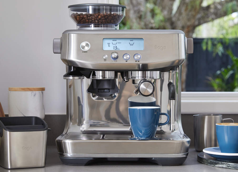 Ekspres SAGE Barista Pro SES878BTR Intuicyjny interfejs kontrola czasu