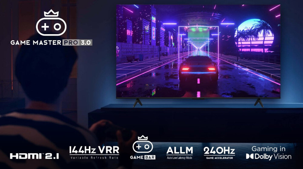 Telewizor TCL P755  - częstotliwość odświeżania 120 Hz