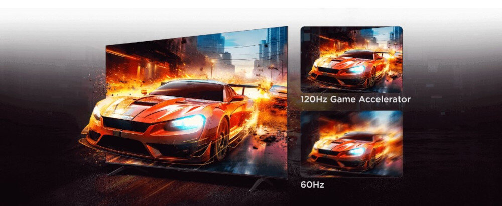 Telewizor TCL P755  - technologia akceleratora gier