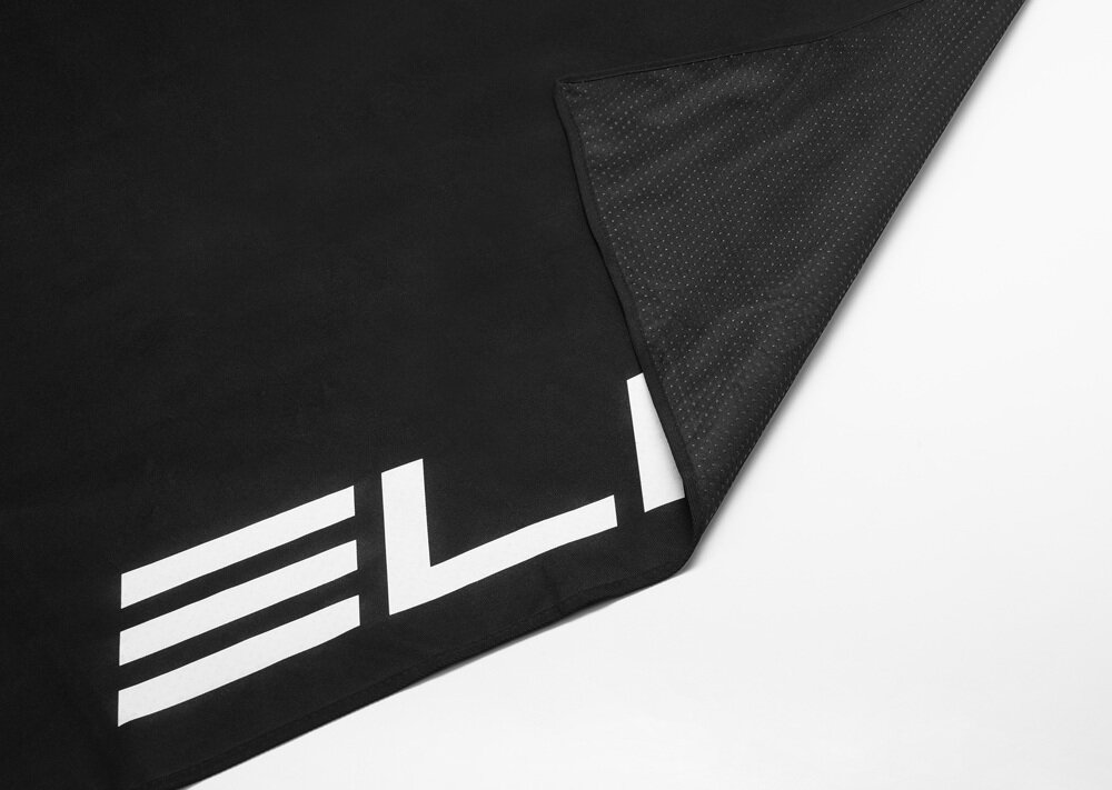 Mata ELITE EL0190301 Czarny wykonana z gęstej grubej gumowej pianki długość 180 cm szerokość 90 cm w czarnym kolorze