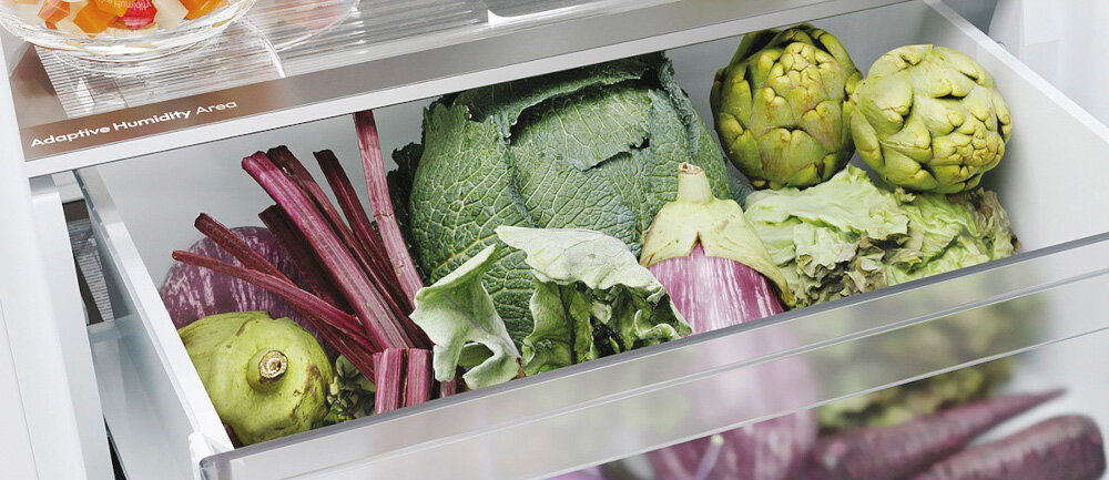 LODÓWKA CANDY CNCQ2T620EB szuflada z regulacją poziom wilgotności Adaptive Humidity Area