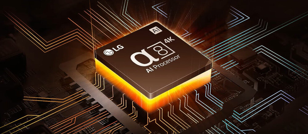 Telewizor LG 75QNED87T6B - Procesor AI α8 (Alpha) 4K