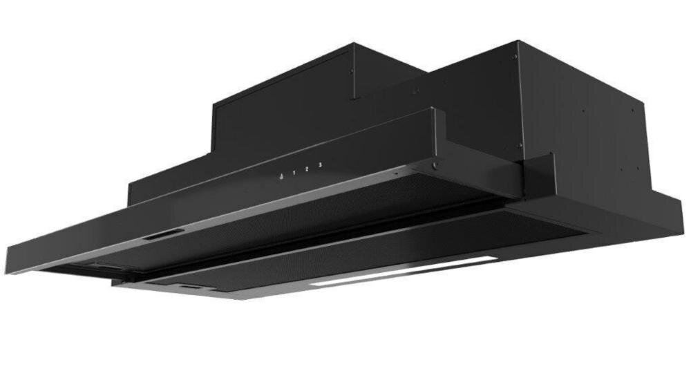 MAAN-Corona-Touch-Bis60 okap funkcjonalny elegancki kuchenne wnętrze wyciąg pochłaniacz prędkość praca oświetlenie ledowe sterowanie dotykowe