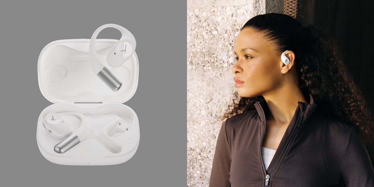 Słuchawki powietrzne BEYERDYNAMIC Amiron 200 - Personalizacja dźwięku, BEYERDYNAMIC App, 5-pasmowy equalizer, automatyczne wyłączanie, asystent głosowy, osoba z założonymi słuchawkami