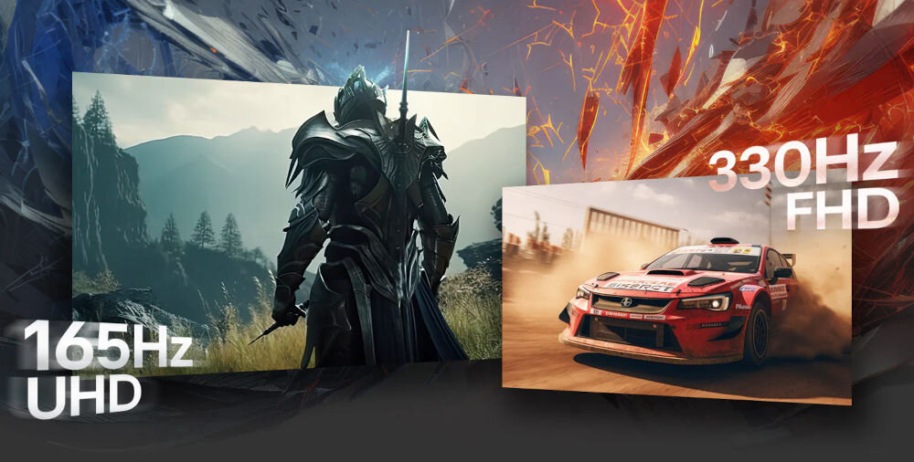 Monitor LG UltraGear 32GX850A-B 32 cale 3840x2160px 165Hz 0.03 ms [GTG] pokazanie częstotliwości w różnych grach Dual-Mode, 165 Hz, LG Switch