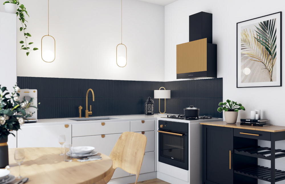 VDB ILS 60 C2H tradycyjne wzornictwo konstrukcja okap szerokość turbina wydajność cicha praca