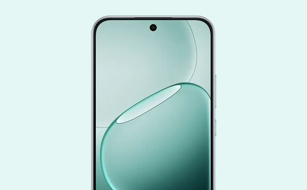 Zbliżenie na ekran smartfona OPPO A6 Pro 5G z zaokrąglonymi, cienkimi krawędziami