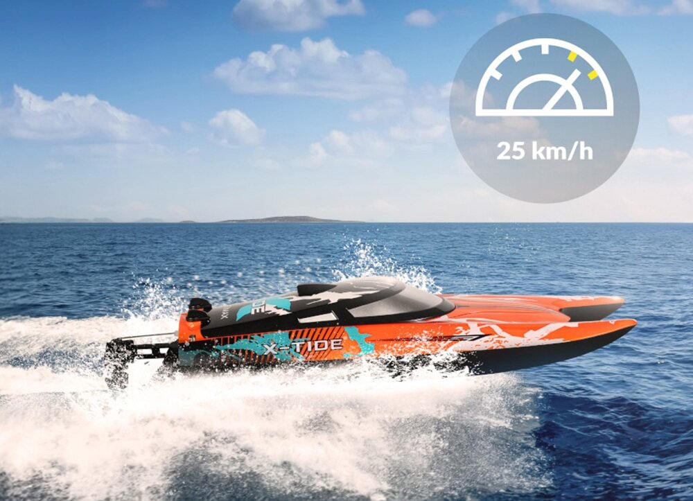 Łódź zdalnie sterowana OVERMAX X-Tide dynamika, szybkość, pełna kontrola